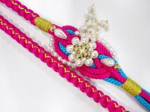 正絹　振袖用　手組帯締め